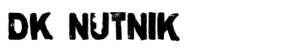 DK Nutnik font preview